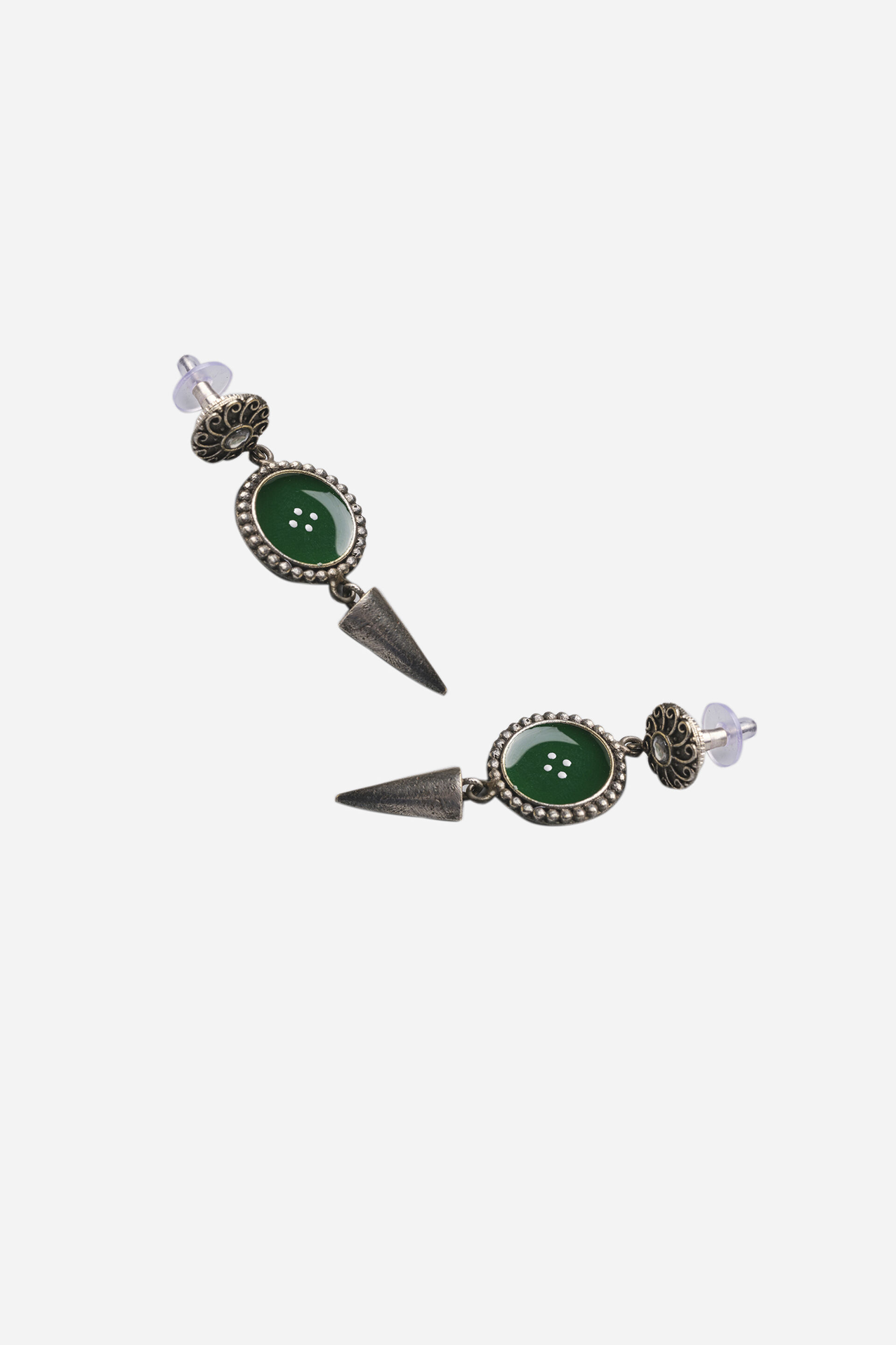 Stone Spike Drop Earrings, , image 3